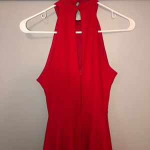 Red homecoming dress